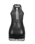 SUBBLIME - 955472 ABITO CON SCOLLO ALTO E TRASPARENZE NERO S/M - SUBBLIME DRESSES - Intimo per le occasioni speciali | The Game Lingerie