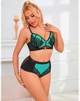 SUBBLIME - 955564 REGGISENO IN VERNICE VERDE CON CERNIERA IN RETE L/XL - SUBBLIME SETS - Intimo per le occasioni speciali | The Game Lingerie
