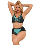 SUBBLIME - 955564 REGGISENO IN VERNICE VERDE CON CERNIERA IN RETE L/XL - SUBBLIME SETS - Intimo per le occasioni speciali | The Game Lingerie