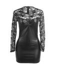 SUBBLIME - 955601 ABITO MANICA LUNGA CON PIZZO NERO L/XL - SUBBLIME DRESSES - Intimo per le occasioni speciali | The Game Lingerie