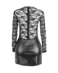 SUBBLIME - 955601 ABITO MANICA LUNGA CON PIZZO NERO L/XL - SUBBLIME DRESSES - Intimo per le occasioni speciali | The Game Lingerie