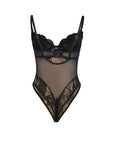 SUBBLIME - 955625 BODY IN PIZZO CON CHIUSURA INFERIORE NERO L/XL - SUBBLIME BODIES - Intimo per le occasioni speciali | The Game Lingerie