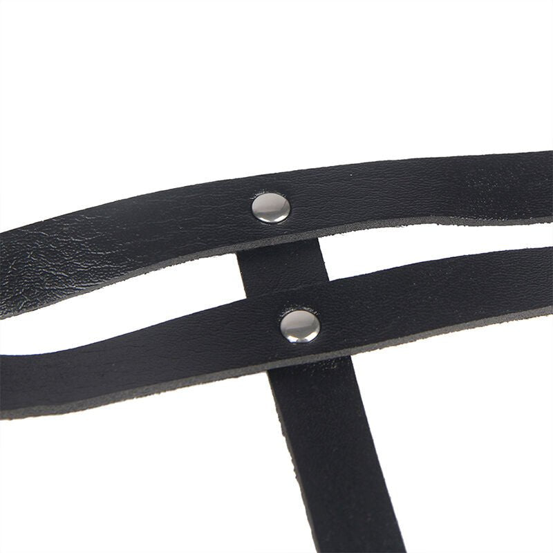 SUBBLIME - ANELLO IN PELLE CATENA ??CINTURA NERA TAGLIA UNICA - SUBBLIME FETISH - Intimo per le occasioni speciali | The Game Lingerie