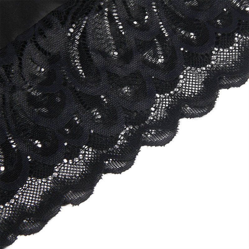 SUBBLIME - BABYDOLL CON PETTO STAMPA FLOREALE NERO S/M - SUBBLIME BABYDOLLS - Intimo per le occasioni speciali | The Game Lingerie