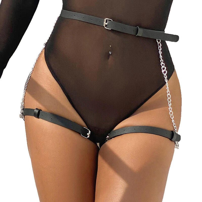 SUBBLIME - CINTURA IN PELLE NERA TAGLIA UNICA - SUBBLIME FETISH - Intimo per le occasioni speciali | The Game Lingerie