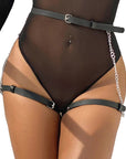 SUBBLIME - CINTURA IN PELLE NERA TAGLIA UNICA - SUBBLIME FETISH - Intimo per le occasioni speciali | The Game Lingerie