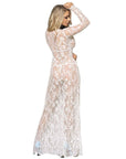SUBBLIME - DRESSES ABITO LUNGO MANICA LUNGA BIANCO S / M - SUBBLIME DRESSES - Intimo per le occasioni speciali | The Game Lingerie