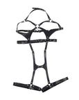 SUBBLIME - IMBRACATURA COMPLETA CON FIBBIE IN PELLE NERA TAGLIA UNICA - SUBBLIME FETISH - Intimo per le occasioni speciali | The Game Lingerie