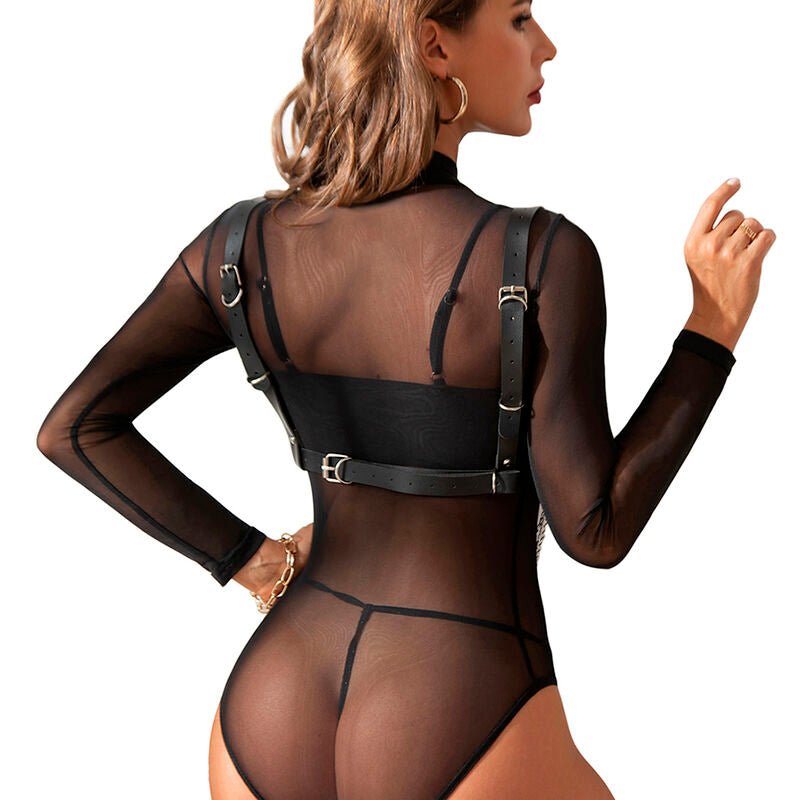 SUBBLIME - REGGISENO IMBRACATURA CON CATENA DETTAGLIO TAGLIA UNICA - SUBBLIME FETISH - Intimo per le occasioni speciali | The Game Lingerie