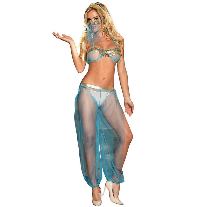 SUBBLIME - SET DI LINGERIE BLU STILE INDIA - SUBBLIME SETS - Intimo per le occasioni speciali | The Game Lingerie