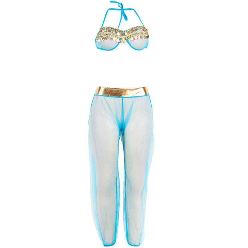 SUBBLIME - SET DI LINGERIE BLU STILE INDIA S/M - SUBBLIME SETS - Intimo per le occasioni speciali | The Game Lingerie