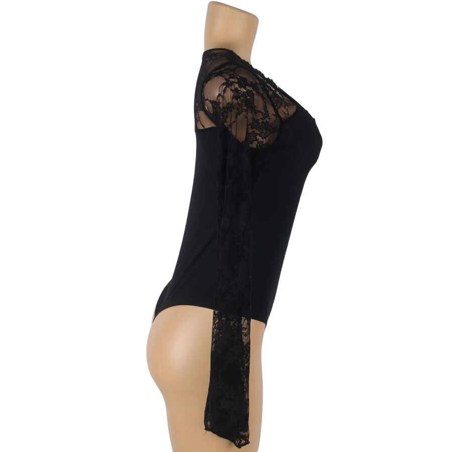 SUBBLIME - TEDDY ORECCHINO CON MOTIVO FLOREALE S / M - SUBBLIME BODIES - Intimo per le occasioni speciali | The Game Lingerie