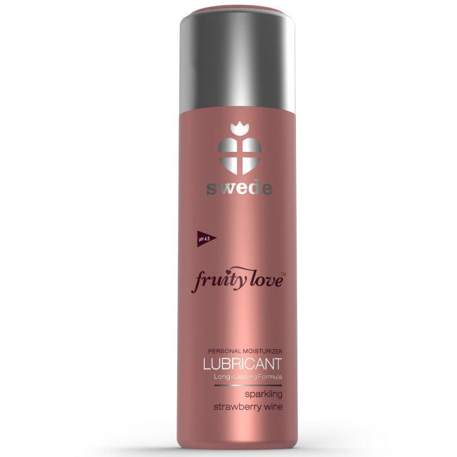 SWEDE - FRUITY LOVE LUBRIFICANTE FRAGOLA FRAGOLA VINO 100 ML - SWEDE - Intimo per le occasioni speciali | The Game Lingerie