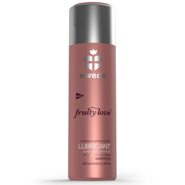 SWEDE - FRUITY LOVE LUBRIFICANTE FRAGOLA FRAGOLA VINO 50 ML - SWEDE - Intimo per le occasioni speciali | The Game Lingerie