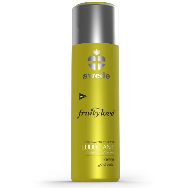 SWEDE - FRUITY LOVE LUBRIFICANTE VANIGLIA GOLD PERA 100 ML - SWEDE - Intimo per le occasioni speciali | The Game Lingerie
