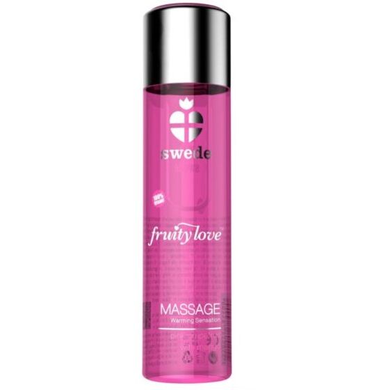 SWEDE - FRUITY LOVE OLIO DA MASSAGGIO EFFETTO RISCALDANTE POMPELMO ROSA CON MANGO 60 ML - SWEDE - Intimo per le occasioni speciali | The Game Lingerie