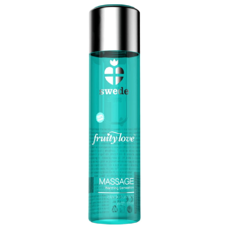 SWEDE - FRUITY LOVE OLIO DA MASSAGGIO EFFETTO RISCALDANTE RIBES NERO E LIME 120 ML - SWEDE - Intimo per le occasioni speciali | The Game Lingerie