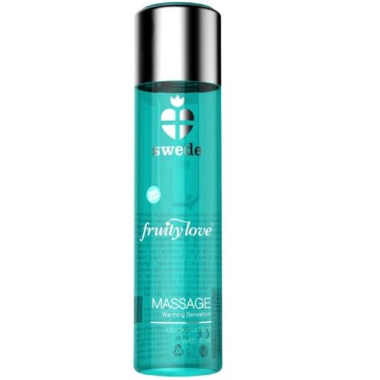 SWEDE - FRUITY LOVE OLIO DA MASSAGGIO EFFETTO RISCALDANTE RIBES NERO E LIME 60 ML - SWEDE - Intimo per le occasioni speciali | The Game Lingerie