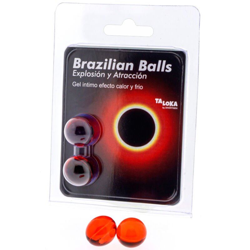 TALOKA - 2 SFERE BRASILIANE GEL EMOZIONANTE EFFETTO CALDO E FREDDO - TALOKA - Intimo per le occasioni speciali | The Game Lingerie