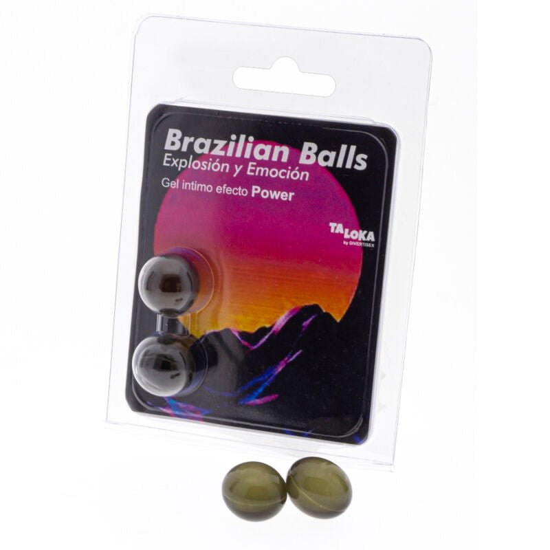 TALOKA - 2 SFERE BRASILIANE GEL EMOZIONANTE EFFETTO POWER - TALOKA - Intimo per le occasioni speciali | The Game Lingerie