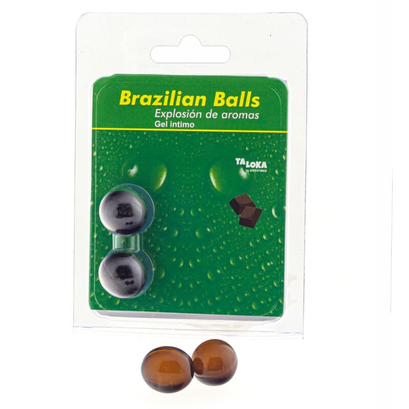 TALOKA - 2 SFERE BRASILIANE GEL INTIMO AL CIOCCOLATO - TALOKA - Intimo per le occasioni speciali | The Game Lingerie