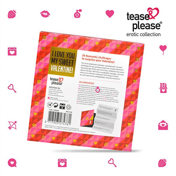 TEASE & PLEASE - CALENDARIO DELLAVVENTO DI SAN VALENTINO - TEASE&PLEASE - Intimo per le occasioni speciali | The Game Lingerie