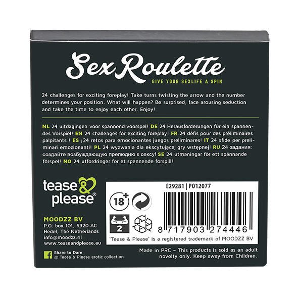 TEASE & PLEASE - PRELIMINARI DELLA SEX ROULETTE - TEASE&PLEASE - Intimo per le occasioni speciali | The Game Lingerie