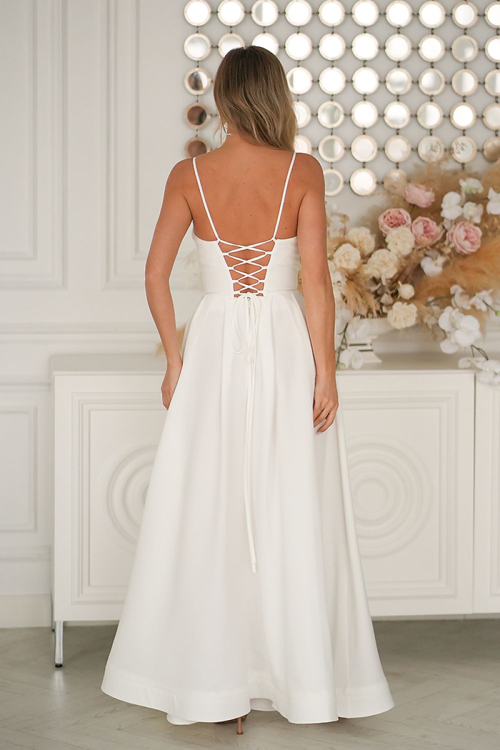  Vestito lungo model 224296 Bicotone 