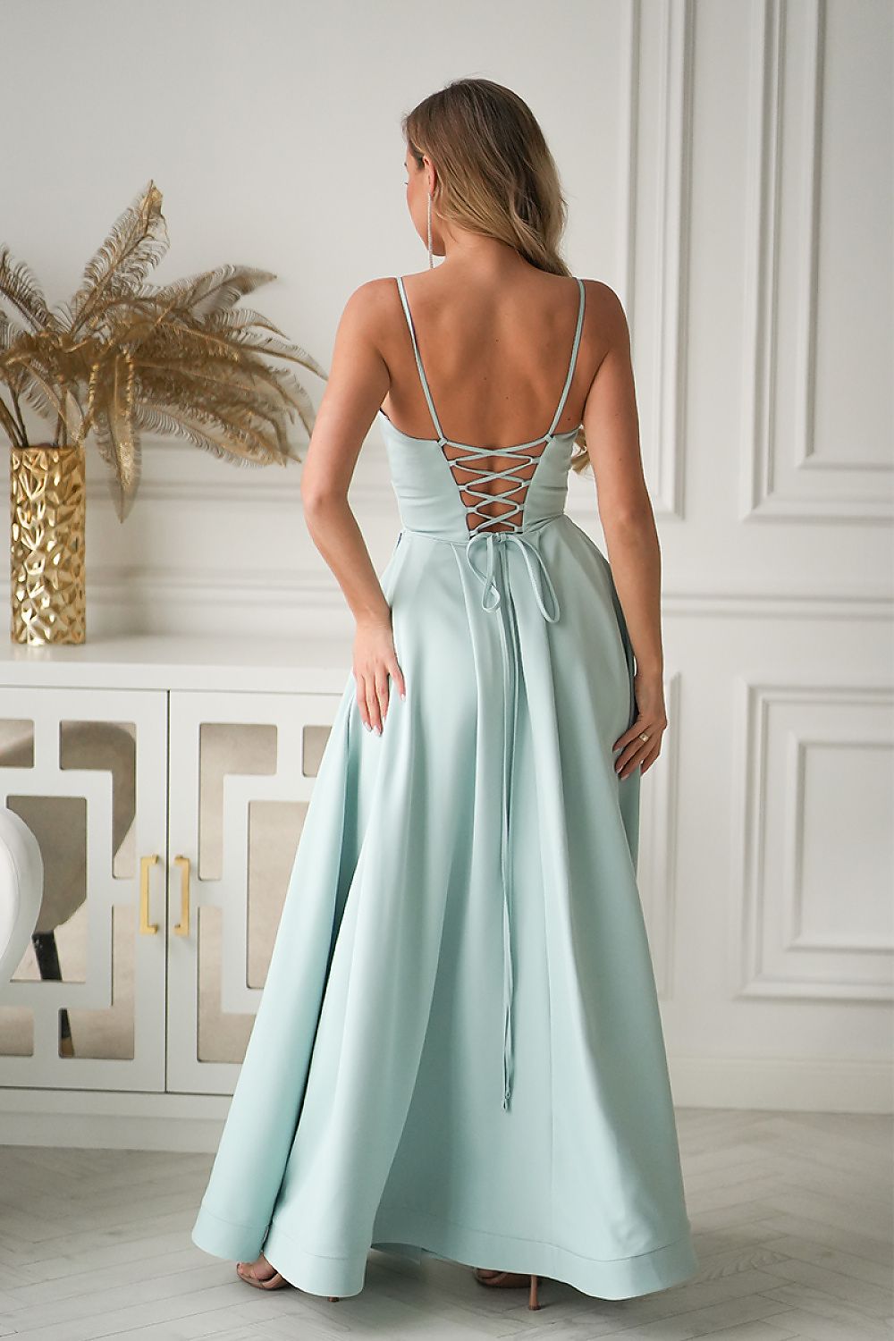  Vestito lungo model 224297 Bicotone 