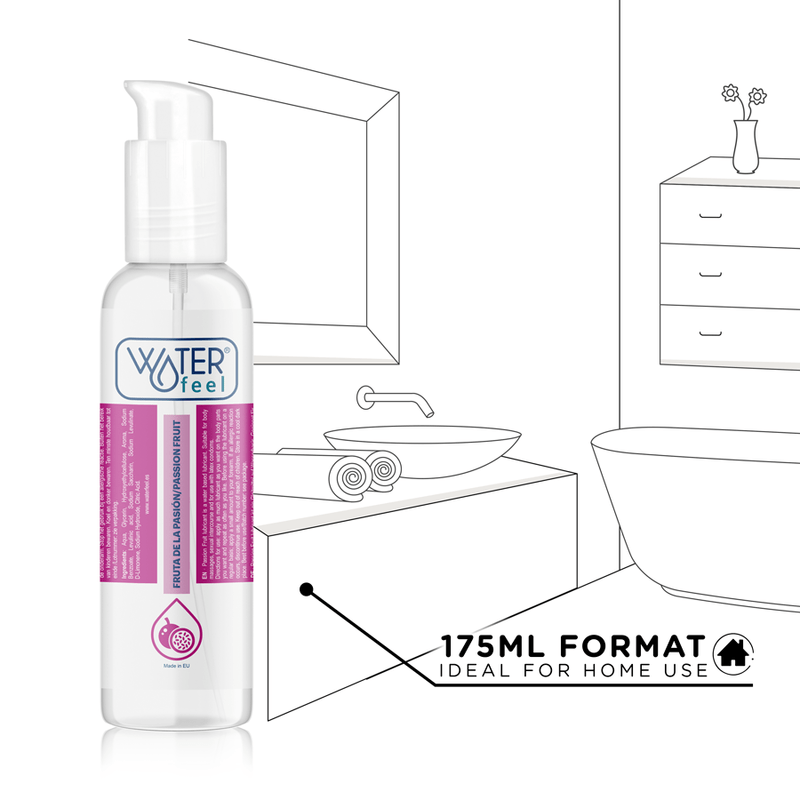 WATERFEEL - LUBRIFICANTE A BASE ACQUA AL FRUTTO DELLA PASSIONE 175 ML - WATERFEEL - Intimo per le occasioni speciali | The Game Lingerie