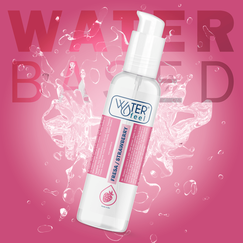 WATERFEEL - LUBRIFICANTE A BASE ACQUA DI FRAGOLA 175 ML - WATERFEEL - Intimo per le occasioni speciali | The Game Lingerie