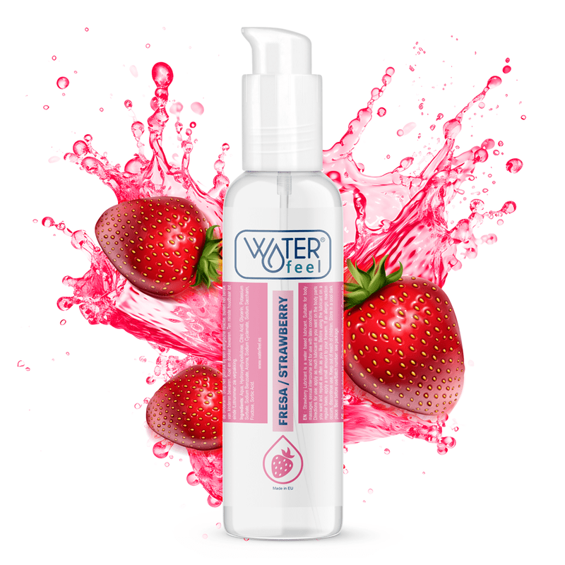 WATERFEEL - LUBRIFICANTE A BASE ACQUA DI FRAGOLA 175 ML - WATERFEEL - Intimo per le occasioni speciali | The Game Lingerie