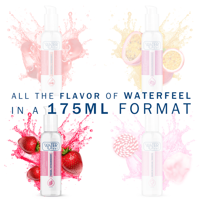 WATERFEEL - LUBRIFICANTE A BASE ACQUA DI FRAGOLA 175 ML - WATERFEEL - Intimo per le occasioni speciali | The Game Lingerie