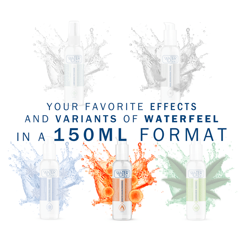 WATERFEEL - LUBRIFICANTE AD EFFETTO CALORE 150 ML - WATERFEEL - Intimo per le occasioni speciali | The Game Lingerie