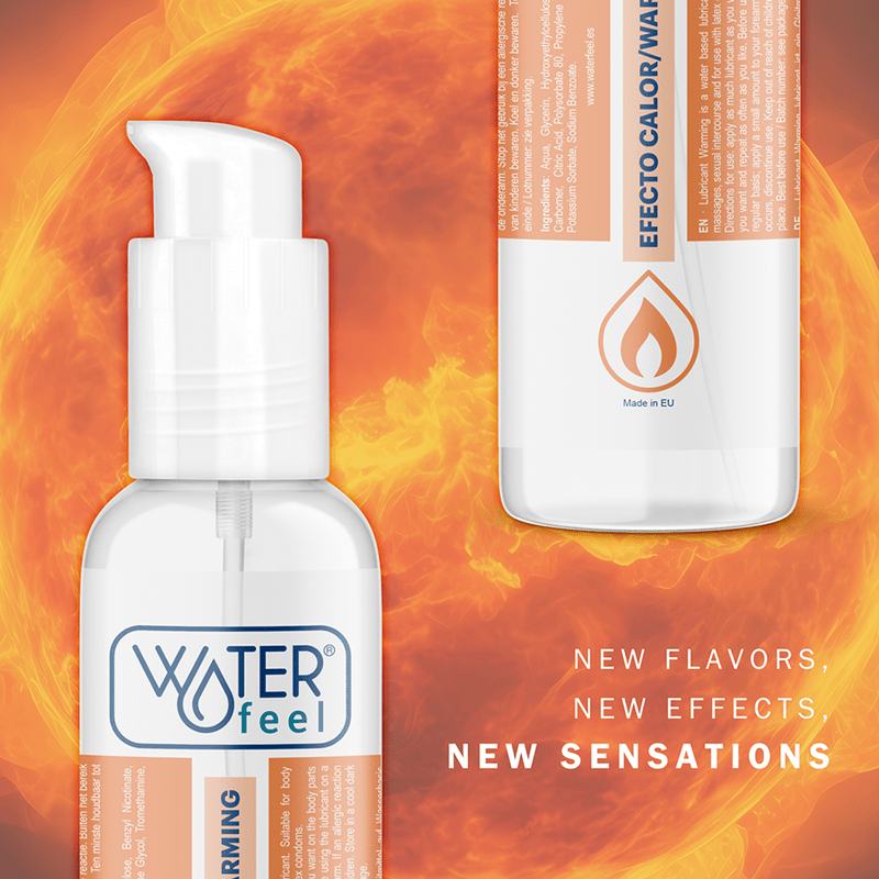 WATERFEEL - LUBRIFICANTE AD EFFETTO CALORE 150 ML - WATERFEEL - Intimo per le occasioni speciali | The Game Lingerie