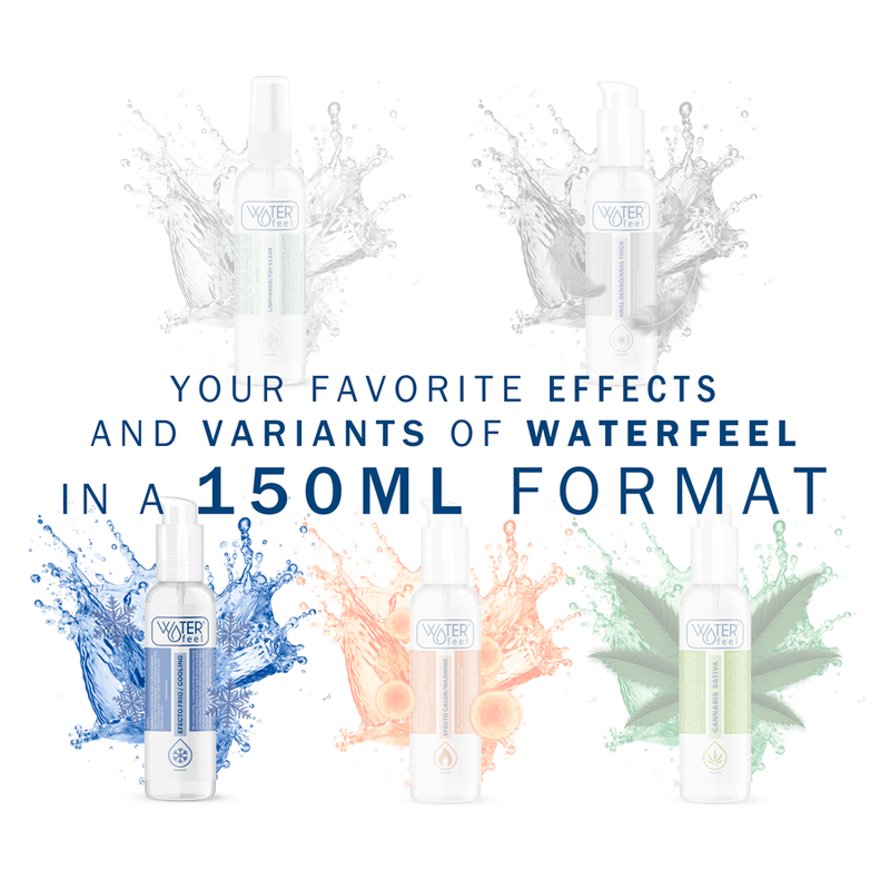 WATERFEEL - LUBRIFICANTE EFFETTO FREDDO 150 ML - WATERFEEL - Intimo per le occasioni speciali | The Game Lingerie