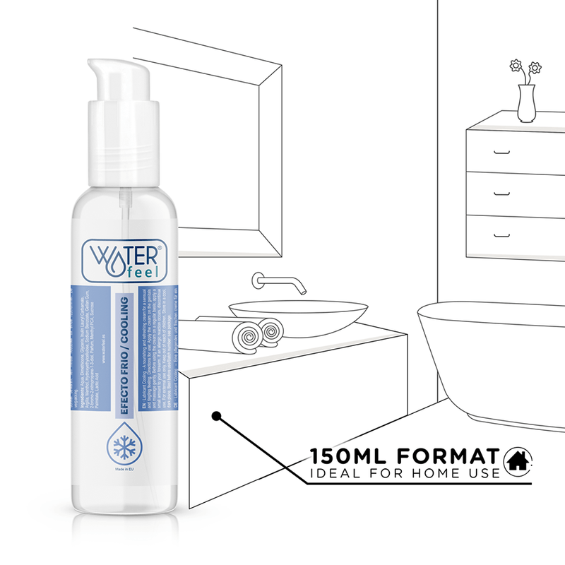 WATERFEEL - LUBRIFICANTE EFFETTO FREDDO 150 ML - WATERFEEL - Intimo per le occasioni speciali | The Game Lingerie