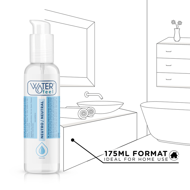 WATERFEEL - LUBRIFICANTE NATURALE 175 ML - WATERFEEL - Intimo per le occasioni speciali | The Game Lingerie