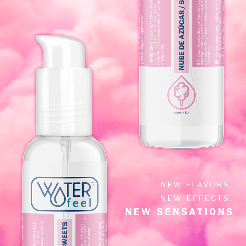 WATERFEEL - LUBRIFICANTE NUVOLA DI ZUCCHERO 175 ML - WATERFEEL - Intimo per le occasioni speciali | The Game Lingerie