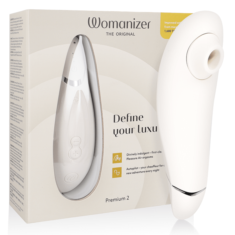 WOMANIZER - PREMIUM 2 STIMOLATORE CLITORIDE GRIGIO CALDO - Intimo per le occasioni speciali | The Game Lingerie - Intimo per le occasioni speciali | The Game Lingerie